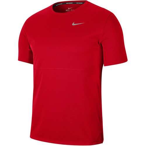 NIKE M NK BREATHE RUN TOP SS rojo