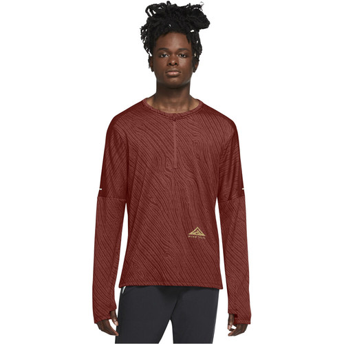 NIKE M NK DF ELMNT TOP HZ TRAIL rojo