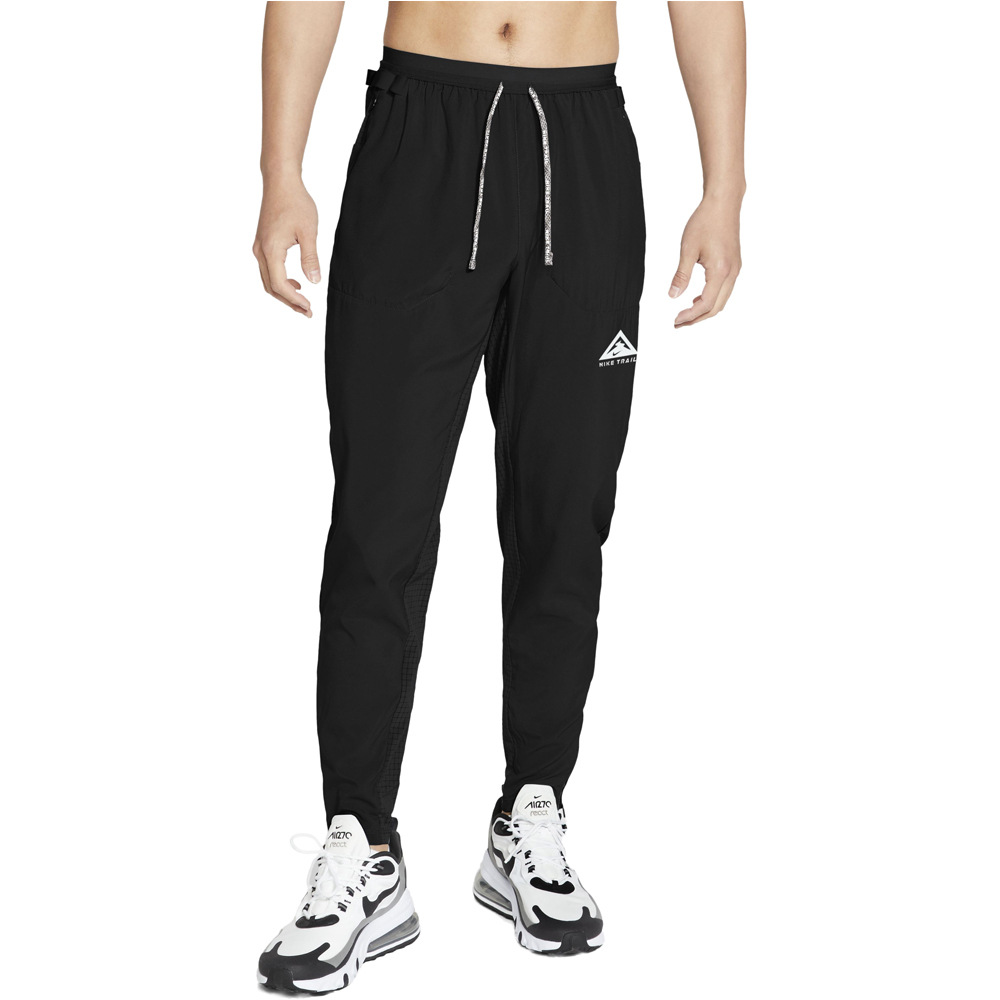 Nike malla trail running larga hombre Nike M NK PHNM ELITE WVN PANT TRAIL vista frontal Nike malla trail running larga hombre Nike M NK PHNM ELITE WVN PANT TRAIL vista frontal