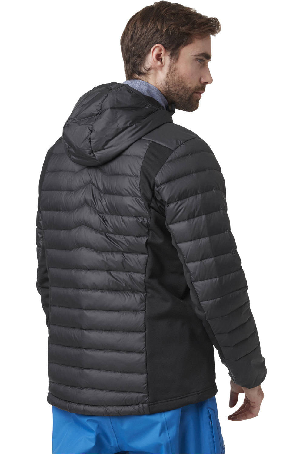 Helly Hansen chaqueta outdoor hombre Helly Hansen VERGLAS HOODED DOWN HYBRID INS vista trasera Helly Hansen chaqueta outdoor hombre Helly Hansen VERGLAS HOODED DOWN HYBRID INS vista trasera