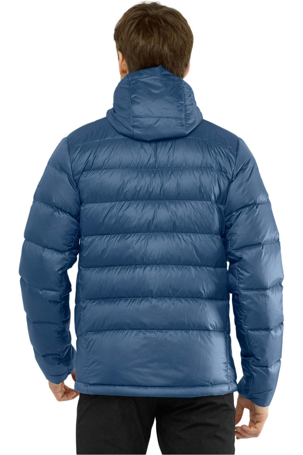 Salomon chaqueta outdoor hombre Salomon TRANSITION DOWN HOODIE M vista trasera Salomon chaqueta outdoor hombre Salomon TRANSITION DOWN HOODIE M vista trasera