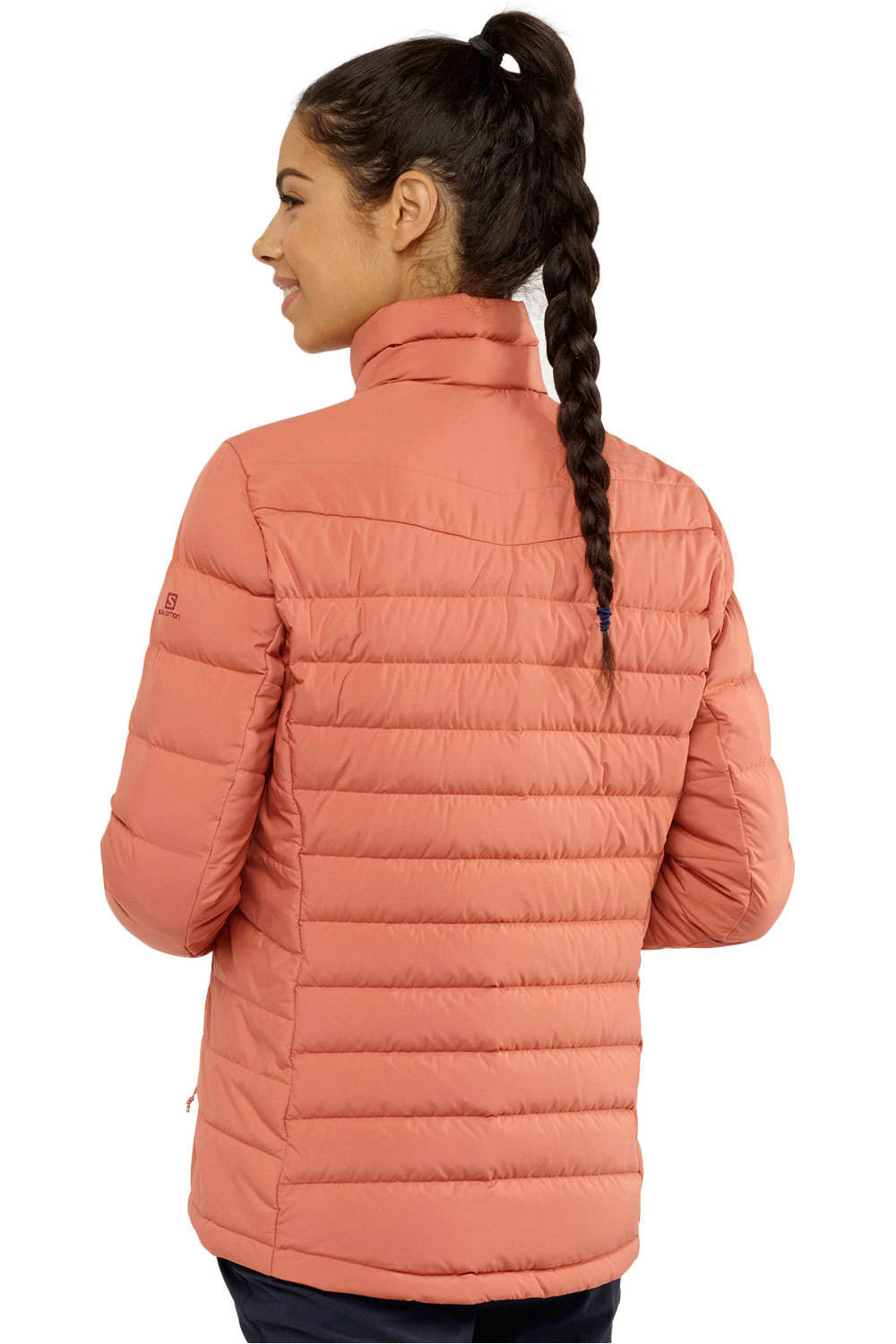 Salomon chaqueta outdoor mujer Salomon TRANSITION DOWN JACKET W vista trasera Salomon chaqueta outdoor mujer Salomon TRANSITION DOWN JACKET W vista trasera