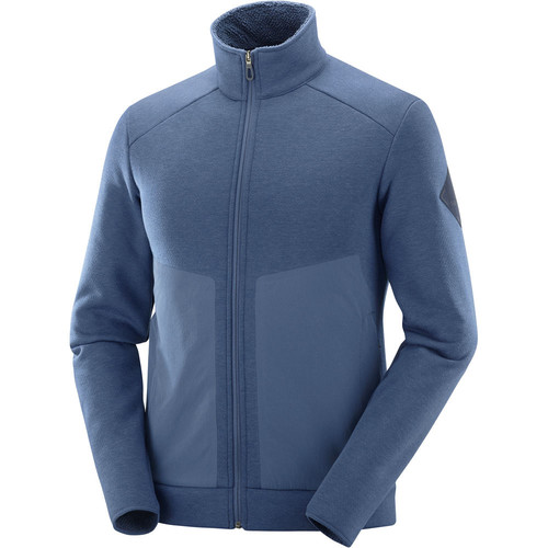 SALOMON SNOWSHELTER FLEECE JACKET M azul