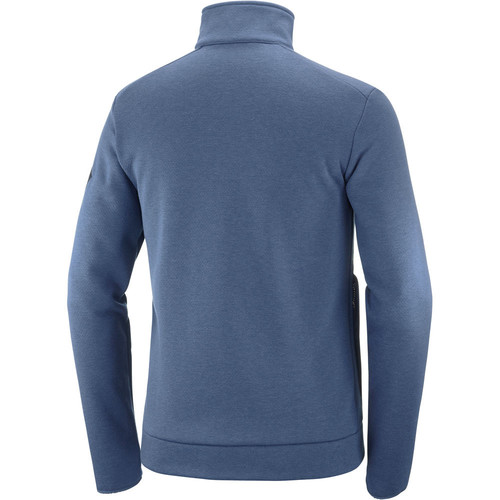SALOMON SNOWSHELTER FLEECE JACKET M azul