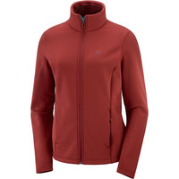 Salomon forro polar mujer Salomon RADIANT FULL ZIP W vista detalle Salomon forro polar mujer Salomon RADIANT FULL ZIP W vista detalle