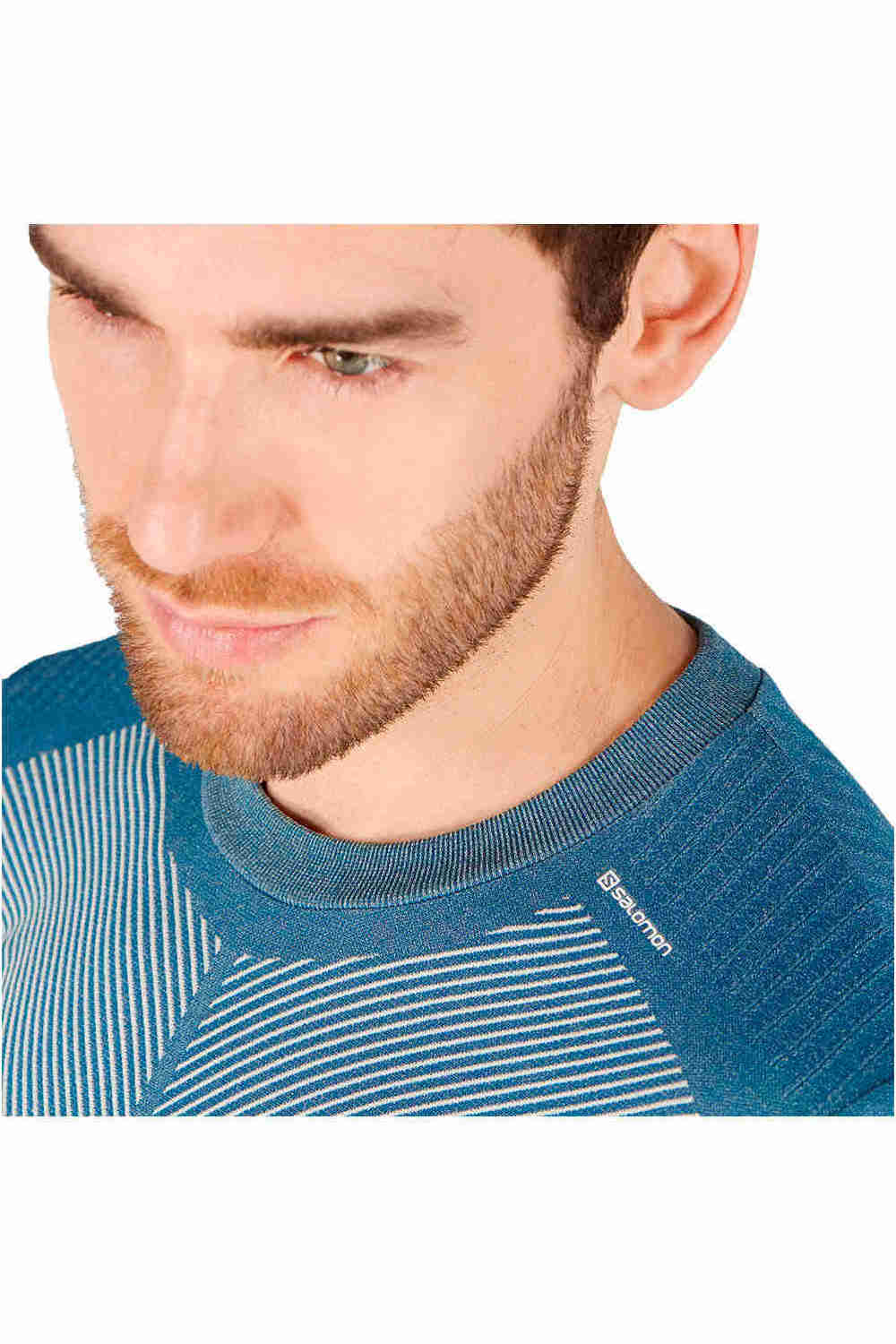 Salomon camiseta térmica manga larga hombre Salomon PRIMO WARM SEAMLESS TEE M vista detalle Salomon camiseta térmica manga larga hombre Salomon PRIMO WARM SEAMLESS TEE M vista detalle