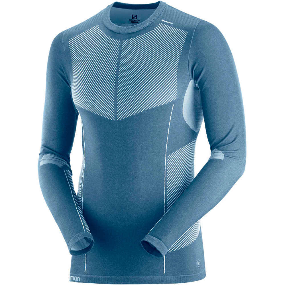Salomon camiseta térmica manga larga hombre Salomon PRIMO WARM SEAMLESS TEE M 05 Salomon camiseta térmica manga larga hombre Salomon PRIMO WARM SEAMLESS TEE M 05