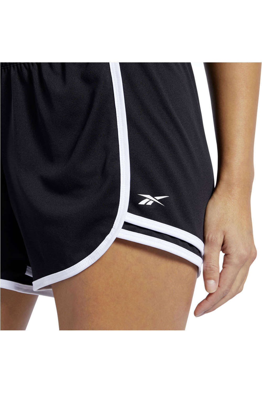 Reebok pantalones y mallas cortas fitness mujer Reebok WOR Knit Short vista detalle Reebok pantalones y mallas cortas fitness mujer Reebok WOR Knit Short vista detalle