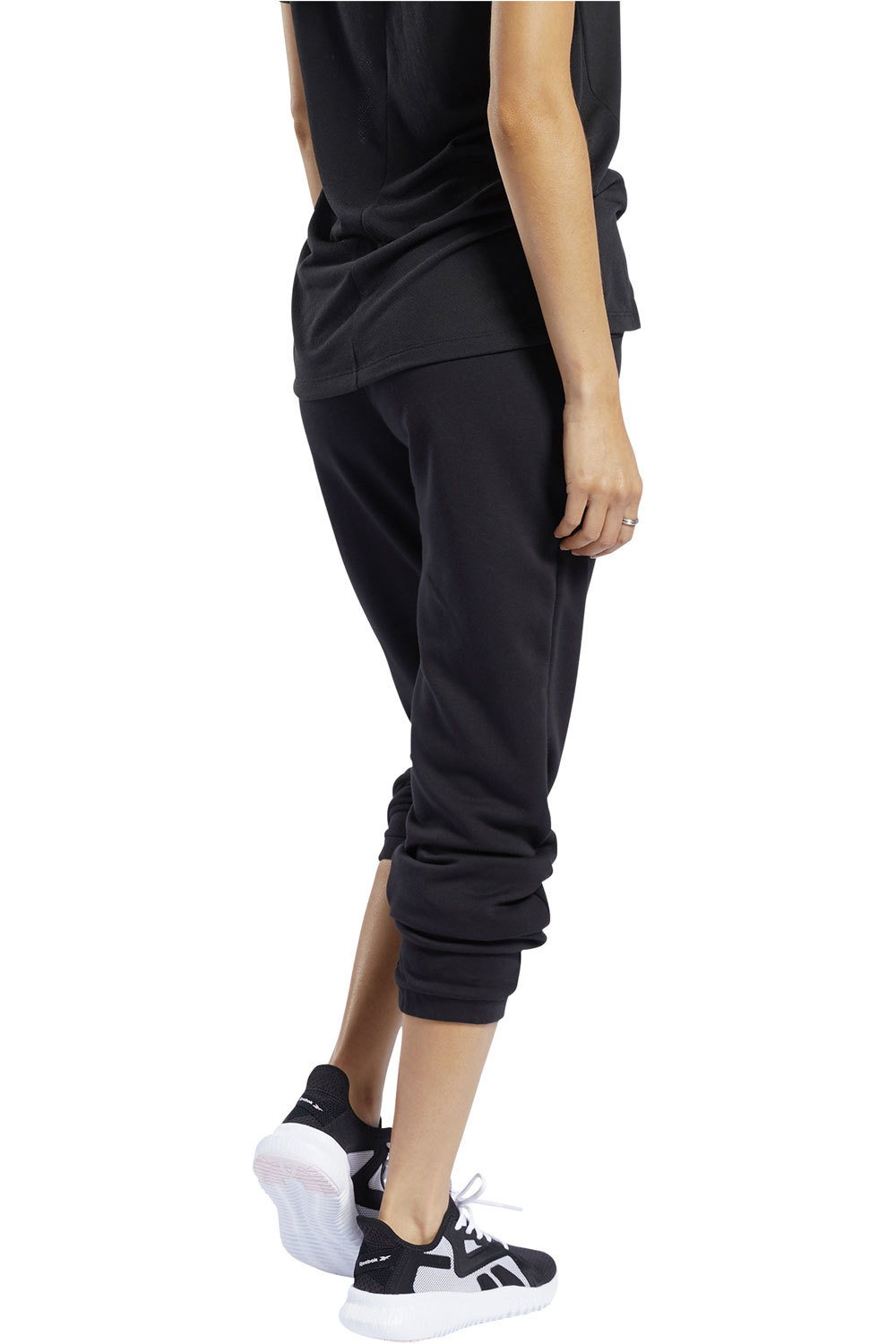 Reebok pantalones y mallas largas fitness mujer Reebok TE French Terry Pant vista detalle Reebok pantalones y mallas largas fitness mujer Reebok TE French Terry Pant vista detalle