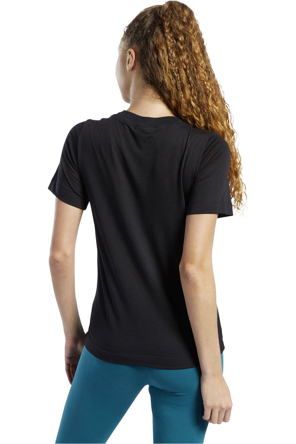 Reebok camisetas fitness mujer Reebok TE Easy Tee vista trasera Reebok camisetas fitness mujer Reebok TE Easy Tee vista trasera