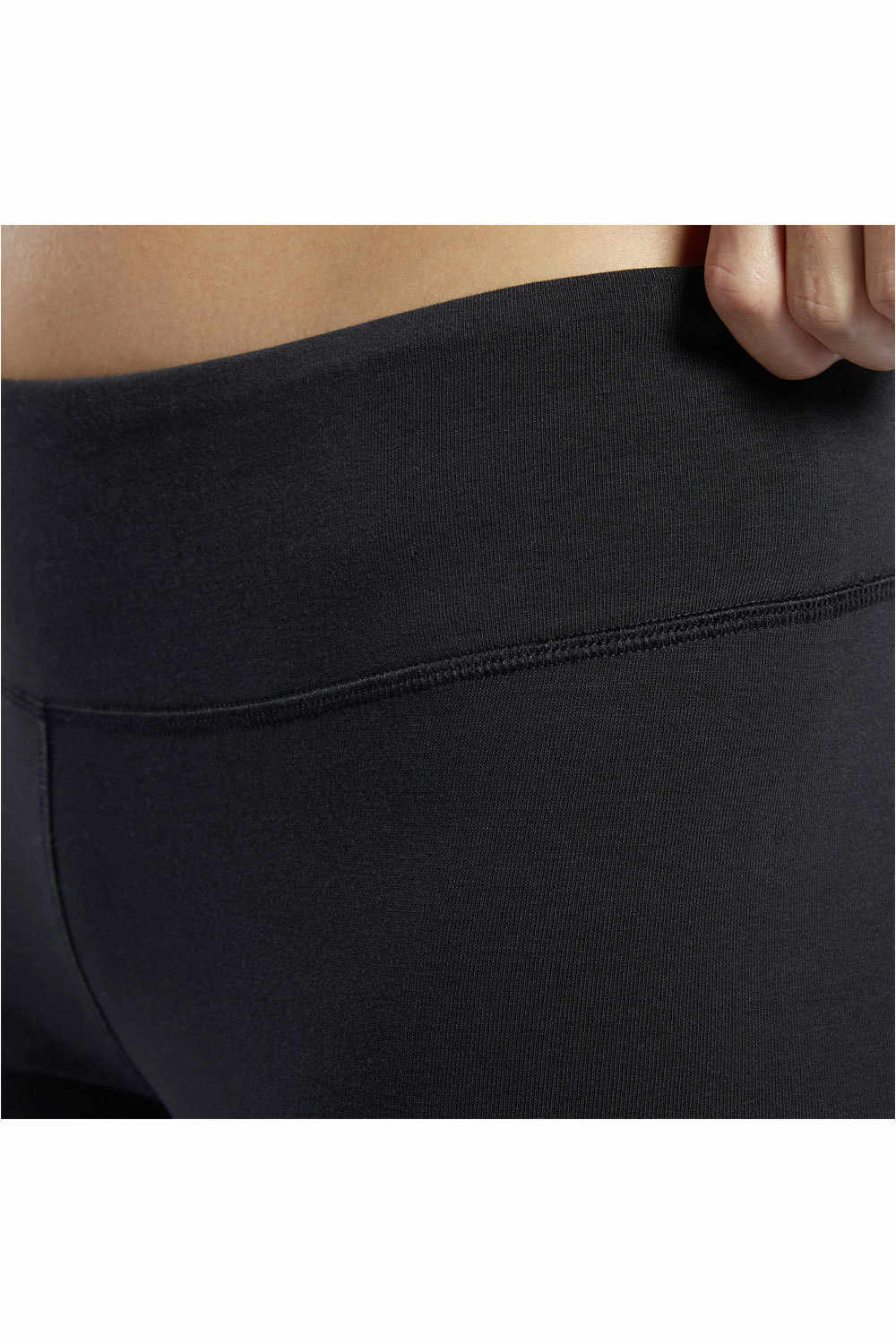 Reebok pantalones y mallas largas fitness mujer Reebok TE Cotton Legging vista detalle Reebok pantalones y mallas largas fitness mujer Reebok TE Cotton Legging vista detalle