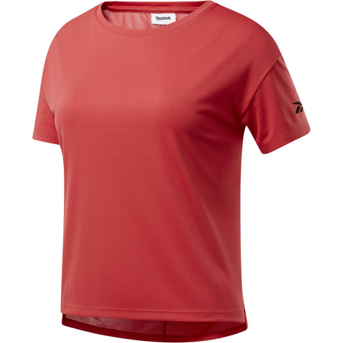 REEBOK WOR COMM POLY TEE SOLID rojo