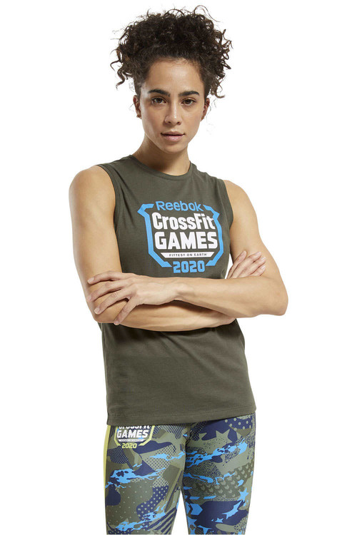 REEBOK RC GAMES CREST TANK verde