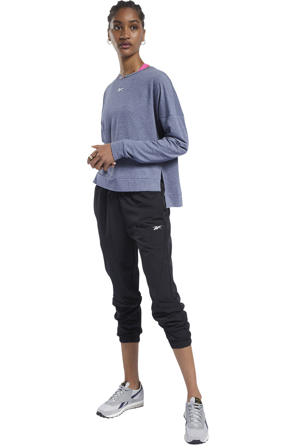 Reebok camisetas fitness mujer Reebok TS AC+COTTON FT LS TEE 05 Reebok camisetas fitness mujer Reebok TS AC+COTTON FT LS TEE 05