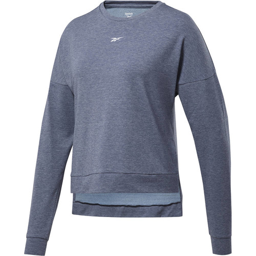 REEBOK TS AC+COTTON FT LS TEE azul