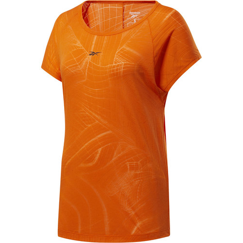 REEBOK TS BURNOUT TEE naranja