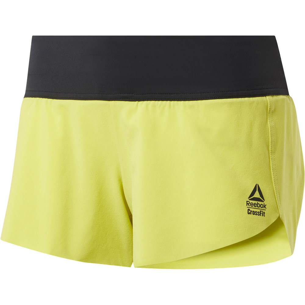 Reebok pantalones y mallas cortas fitness mujer Reebok RC KNW Short vista detalle Reebok pantalones y mallas cortas fitness mujer Reebok RC KNW Short vista detalle
