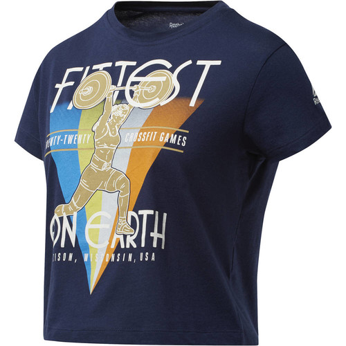 REEBOK RC FITTEST ON EARTH TEE azul