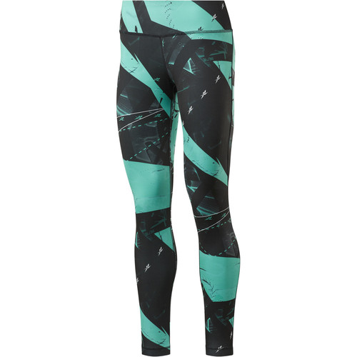 REEBOK WOR AOP TIGHT verde