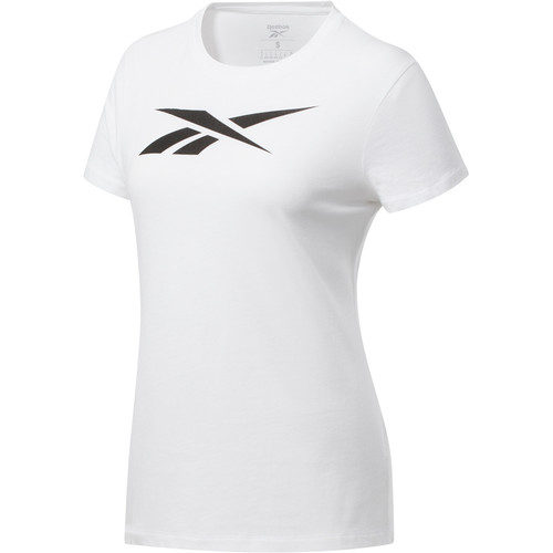 REEBOK TE GRAPHIC VECTOR TEE BL blanco