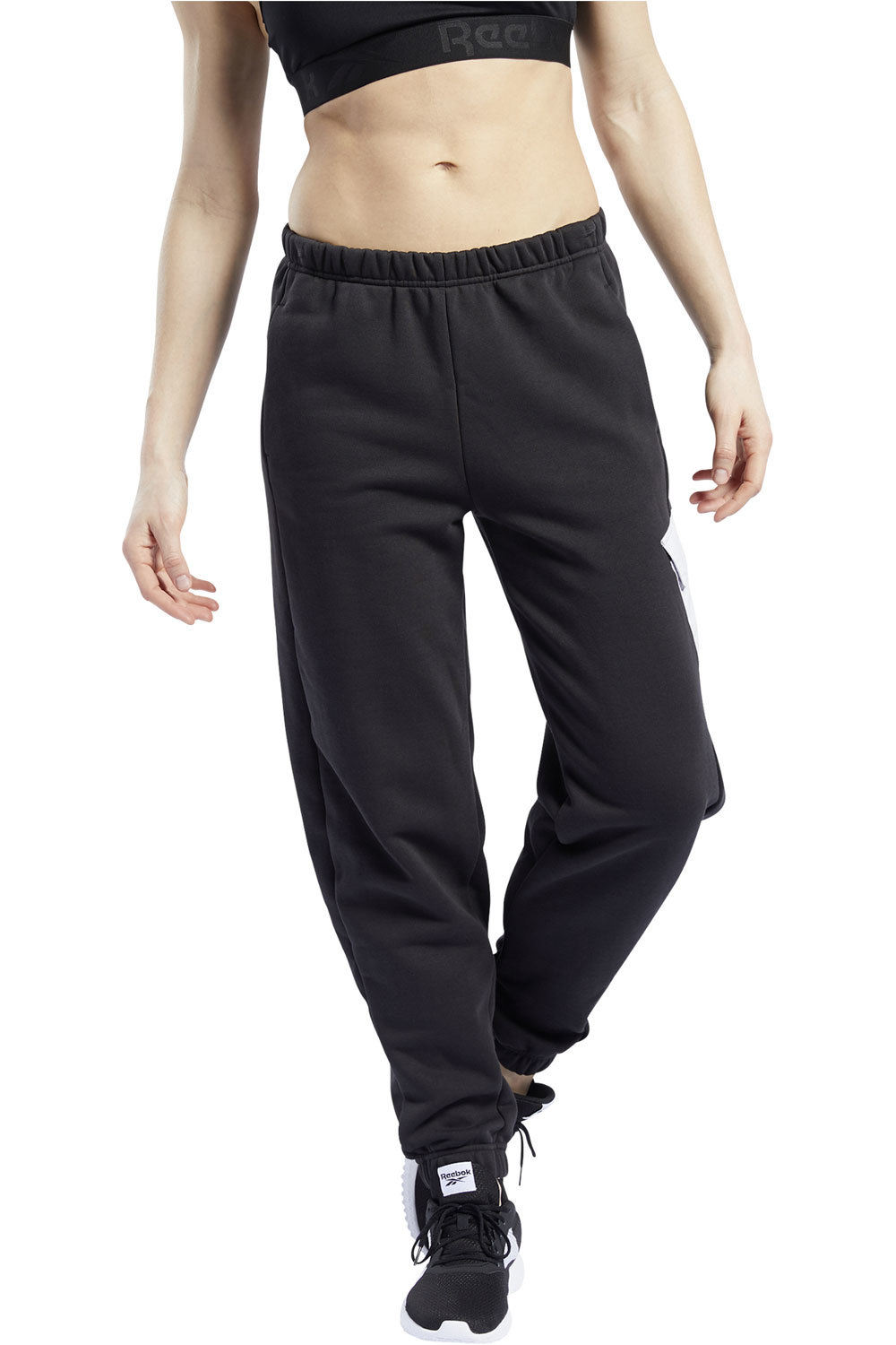 Reebok pantalones y mallas largas fitness mujer Reebok WOR MYT Jogger vista frontal Reebok pantalones y mallas largas fitness mujer Reebok WOR MYT Jogger vista frontal