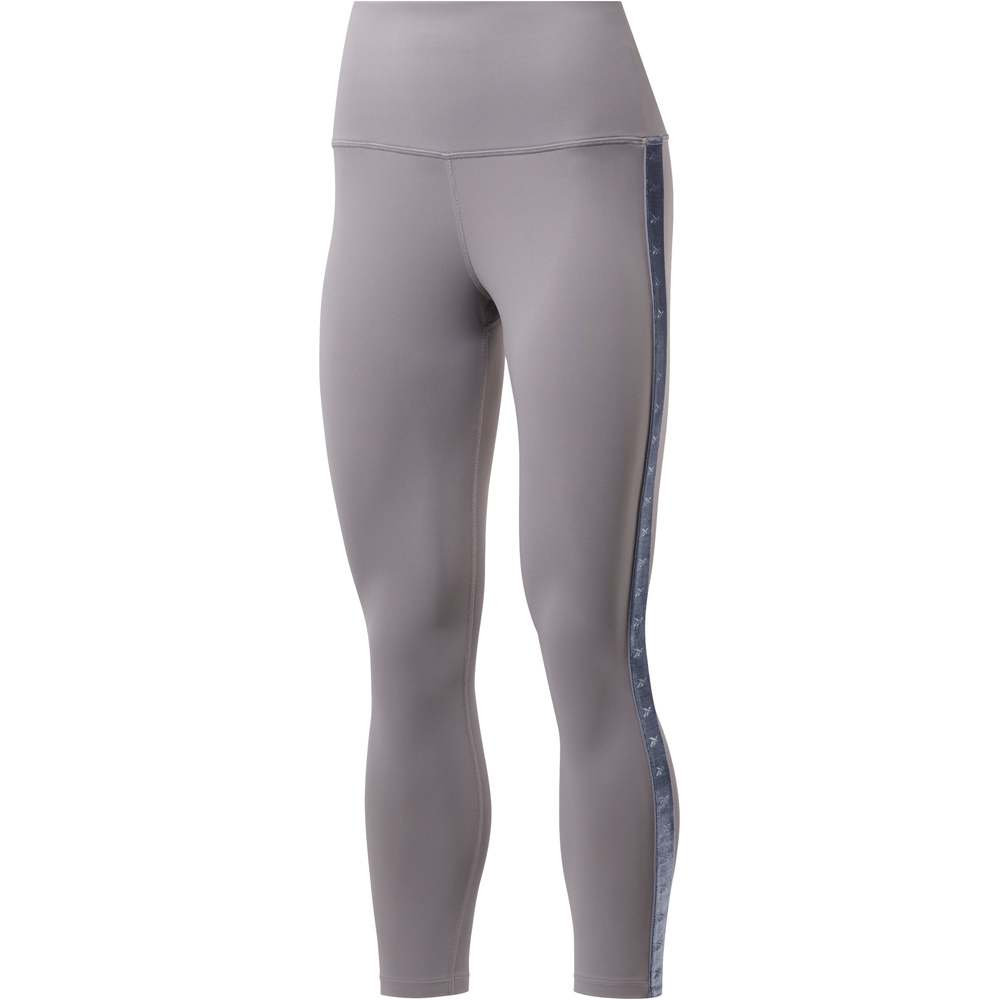 Reebok pantalones y mallas largas fitness mujer Reebok SH Velour Tape 7/8 Tight 06 Reebok pantalones y mallas largas fitness mujer Reebok SH Velour Tape 7/8 Tight 06