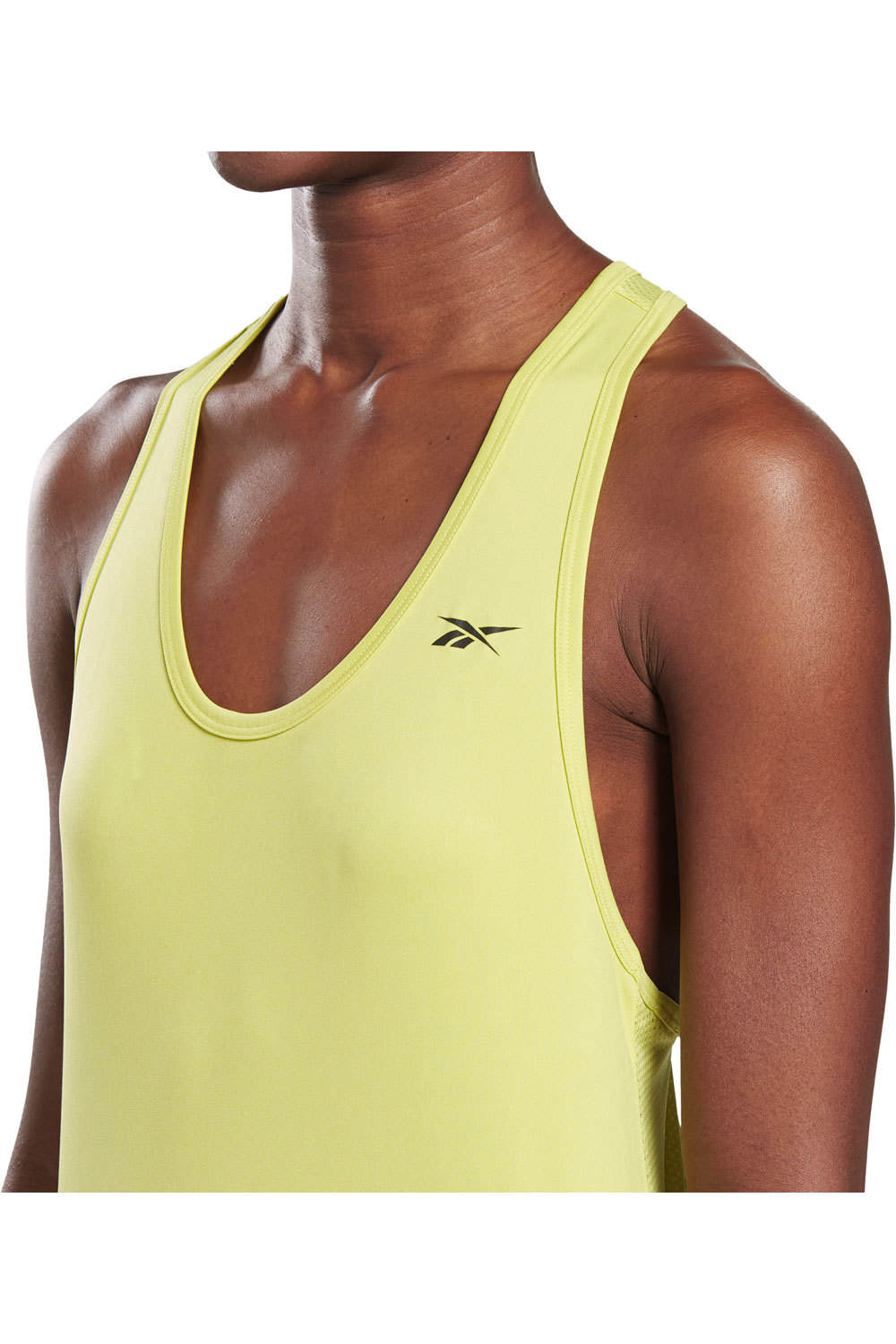 Reebok camiseta tirantes fitness mujer Reebok LM Performance Mesh Tank vista detalle Reebok camiseta tirantes fitness mujer Reebok LM Performance Mesh Tank vista detalle