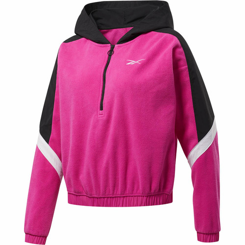 REEBOK WOR MYT WARMING 1/4 ZIP rosa