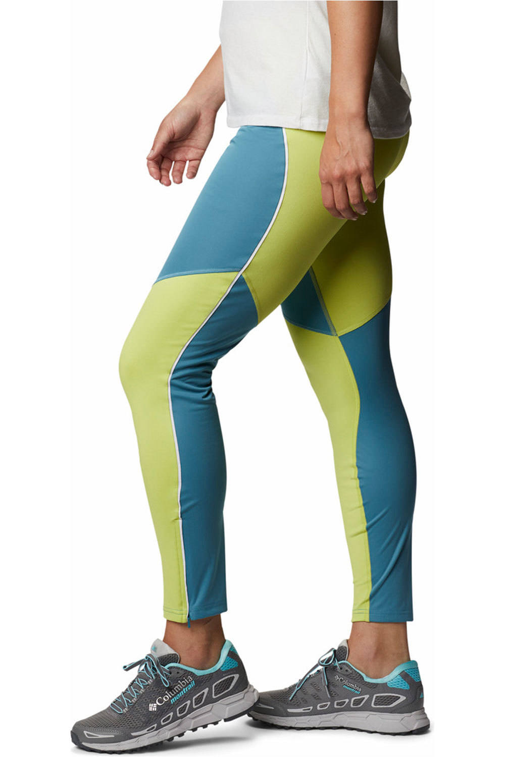 Columbia mallas trail running largas mujer Columbia Roffe Ridge  Windblock Legging vista frontal Columbia mallas trail running largas mujer Columbia Roffe Ridge  Windblock Legging vista frontal