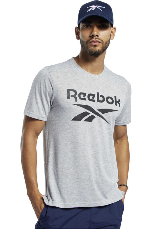 REEBOK WOR SUP SS GRAPHIC TEE GR gris