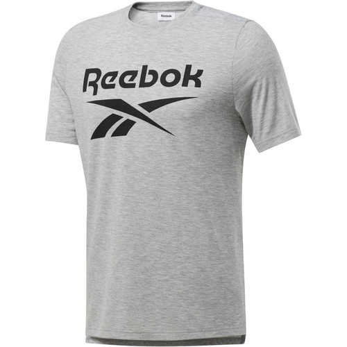 REEBOK WOR SUP SS GRAPHIC TEE GR gris