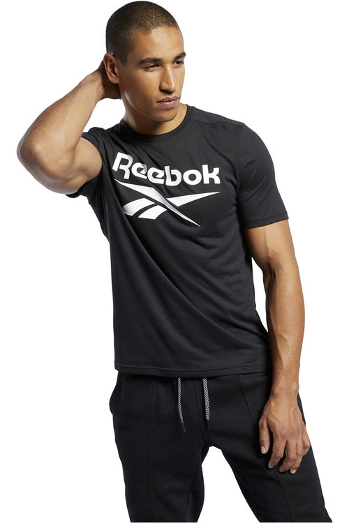 REEBOK WOR SUP SS GRAPHIC TEE NE negro