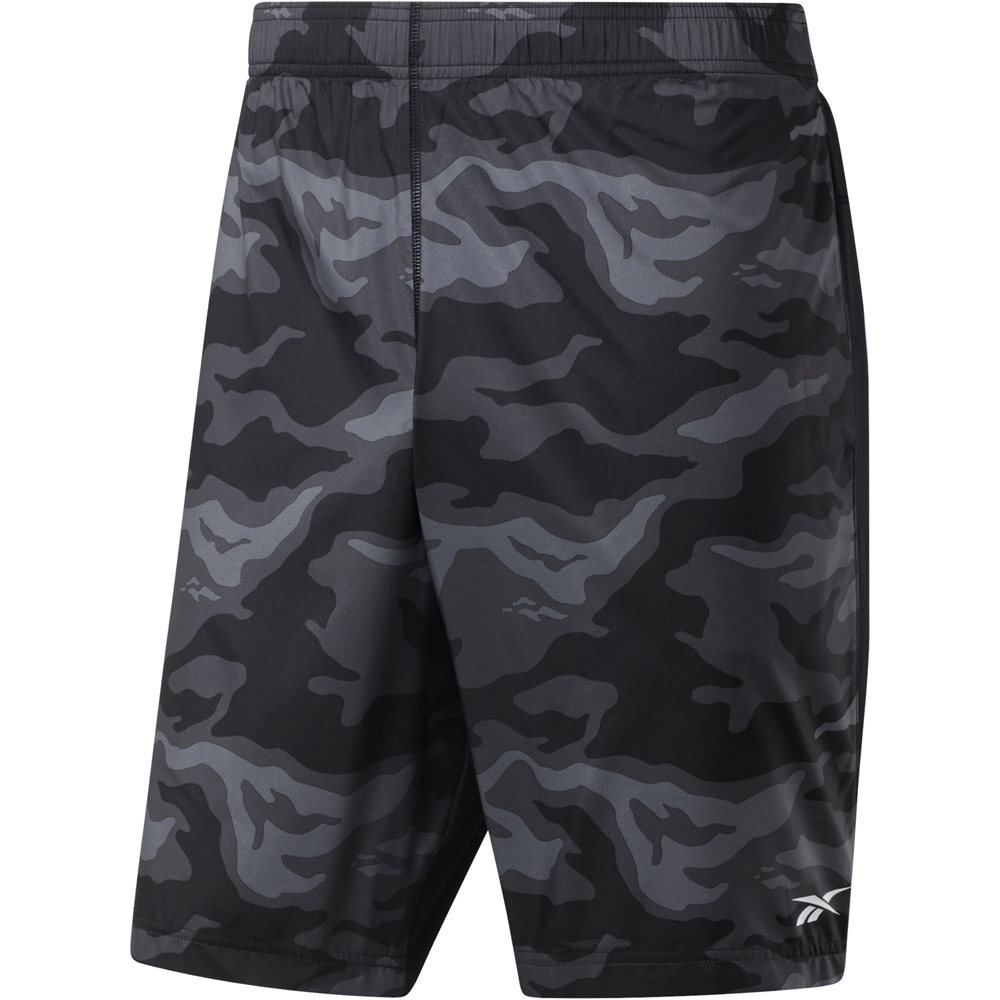 Reebok pantalón corto fitness hombre WOR COMM PRINTED SHORT vista detalle Reebok pantalón corto fitness hombre WOR COMM PRINTED SHORT vista detalle
