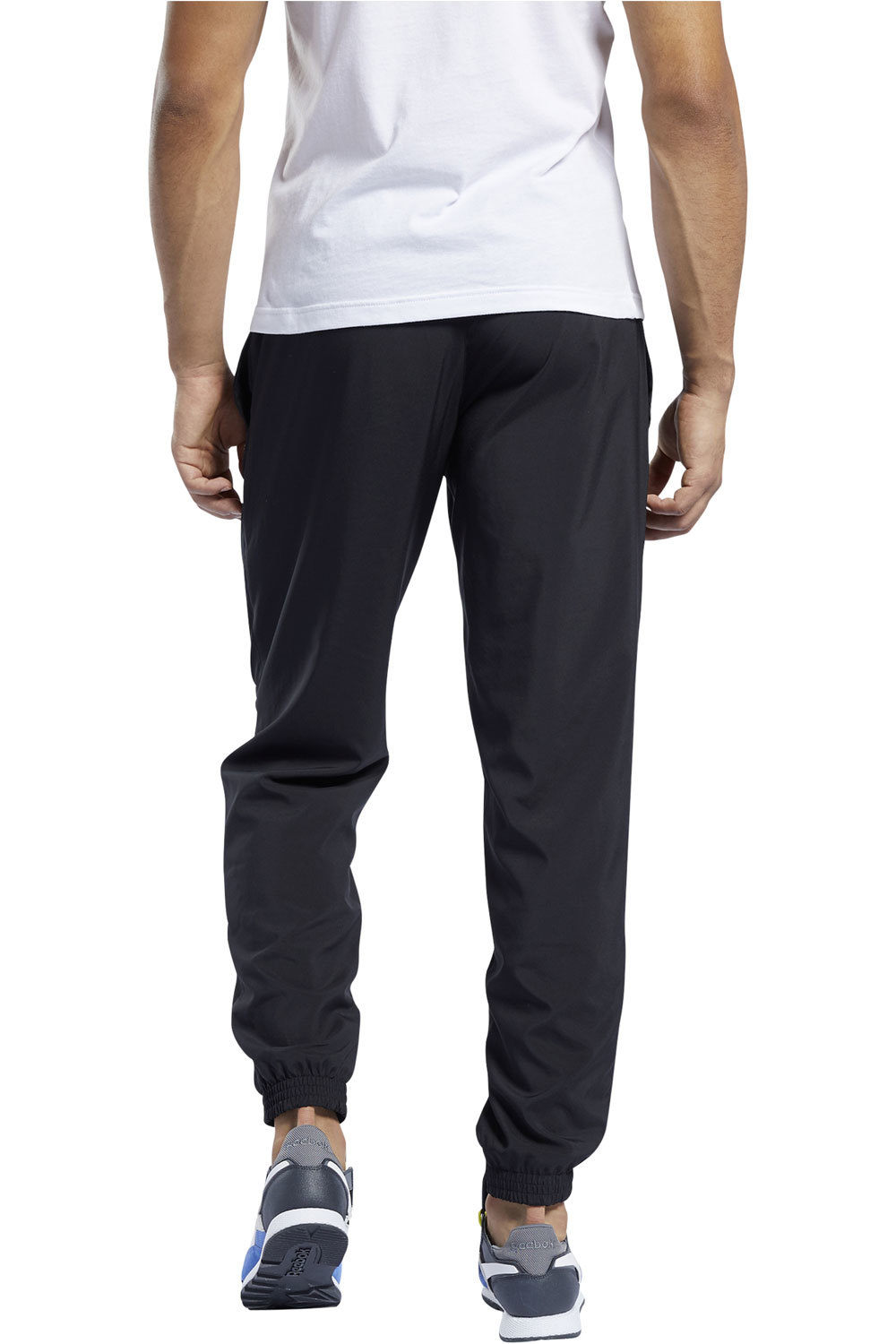 Reebok pantalon fitness hombre Reebok TE WVN C LINED PANT NE vista trasera Reebok pantalon fitness hombre Reebok TE WVN C LINED PANT NE vista trasera