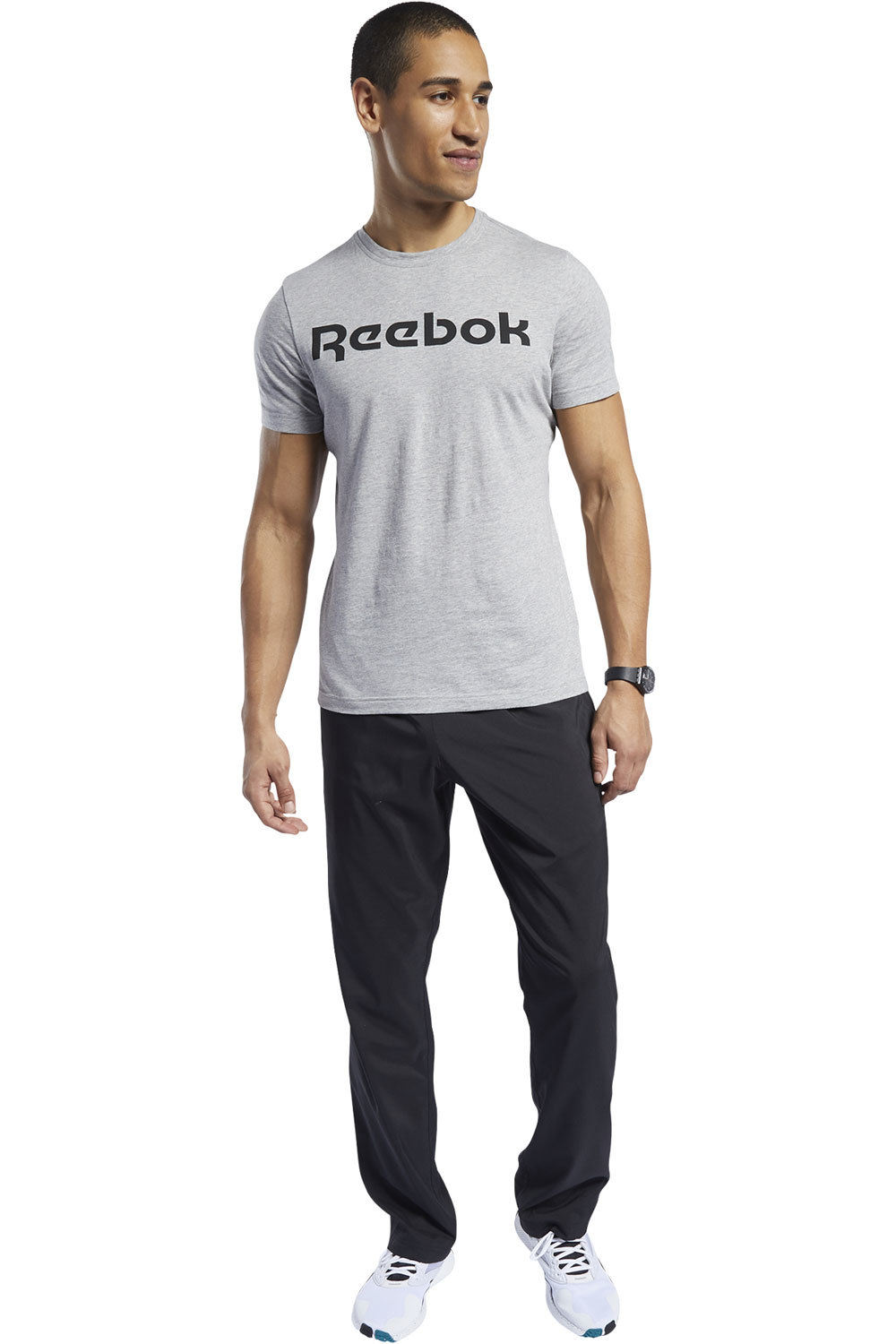 Reebok camiseta fitness hombre Reebok GS Reebok Linear Read Tee GR GS 04 Reebok camiseta fitness hombre Reebok GS Reebok Linear Read Tee GR GS 04
