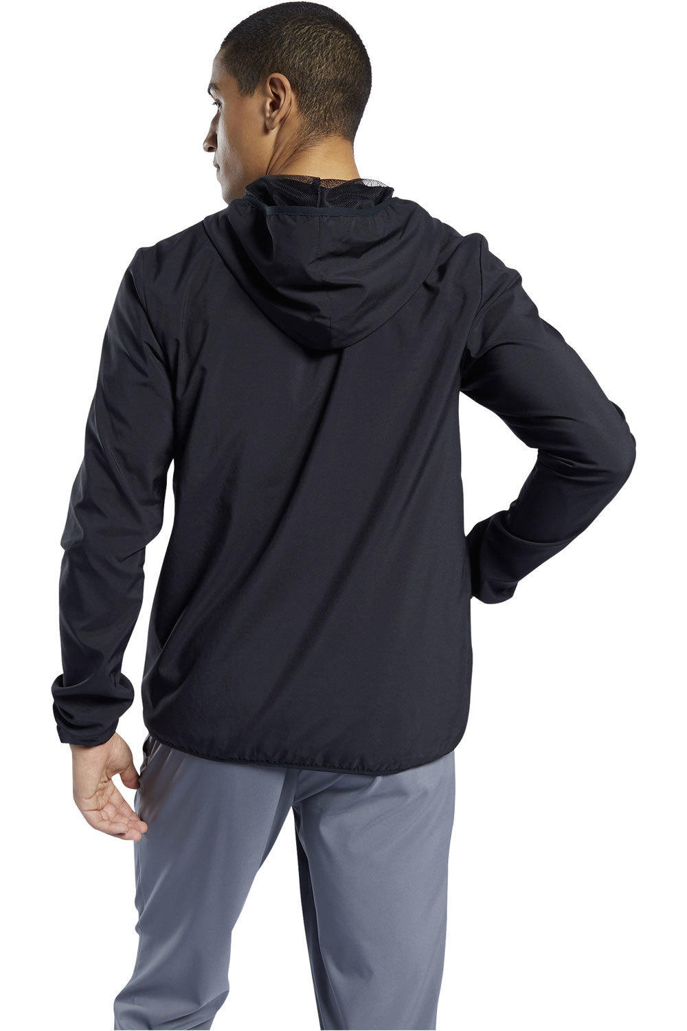 Reebok sudaderas deportivas hombre TE WOVEN JACKET vista trasera Reebok sudaderas deportivas hombre TE WOVEN JACKET vista trasera