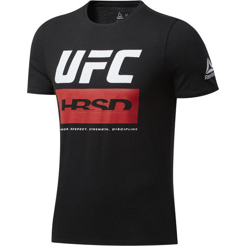 REEBOK UFC FG FIGHT WEEK TEE negro