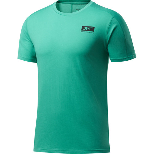 REEBOK TS SPEEDWICK GRAPHIC TEE4 verde