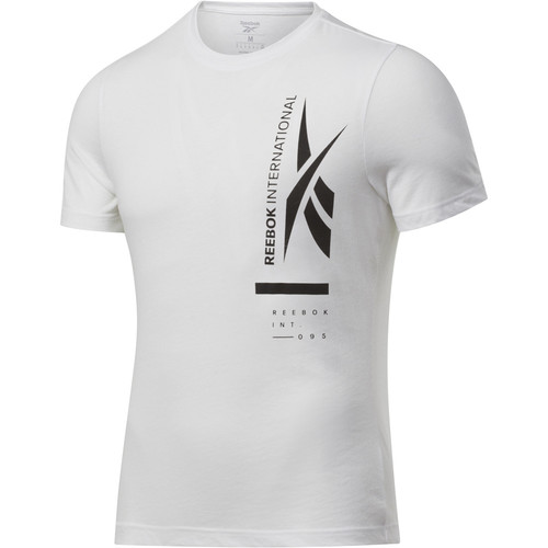 REEBOK TS 60/40 GRAPHIC TEE blanco