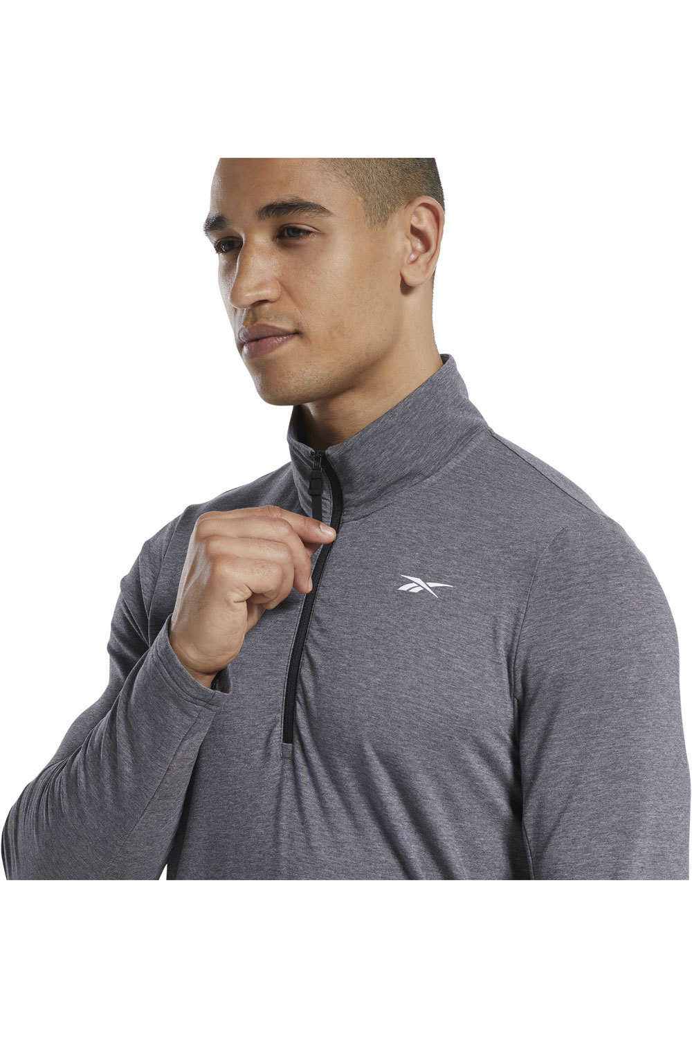 Reebok sudaderas deportivas hombre Reebok TS AC+COTTON 1/4 ZIP vista detalle Reebok sudaderas deportivas hombre Reebok TS AC+COTTON 1/4 ZIP vista detalle