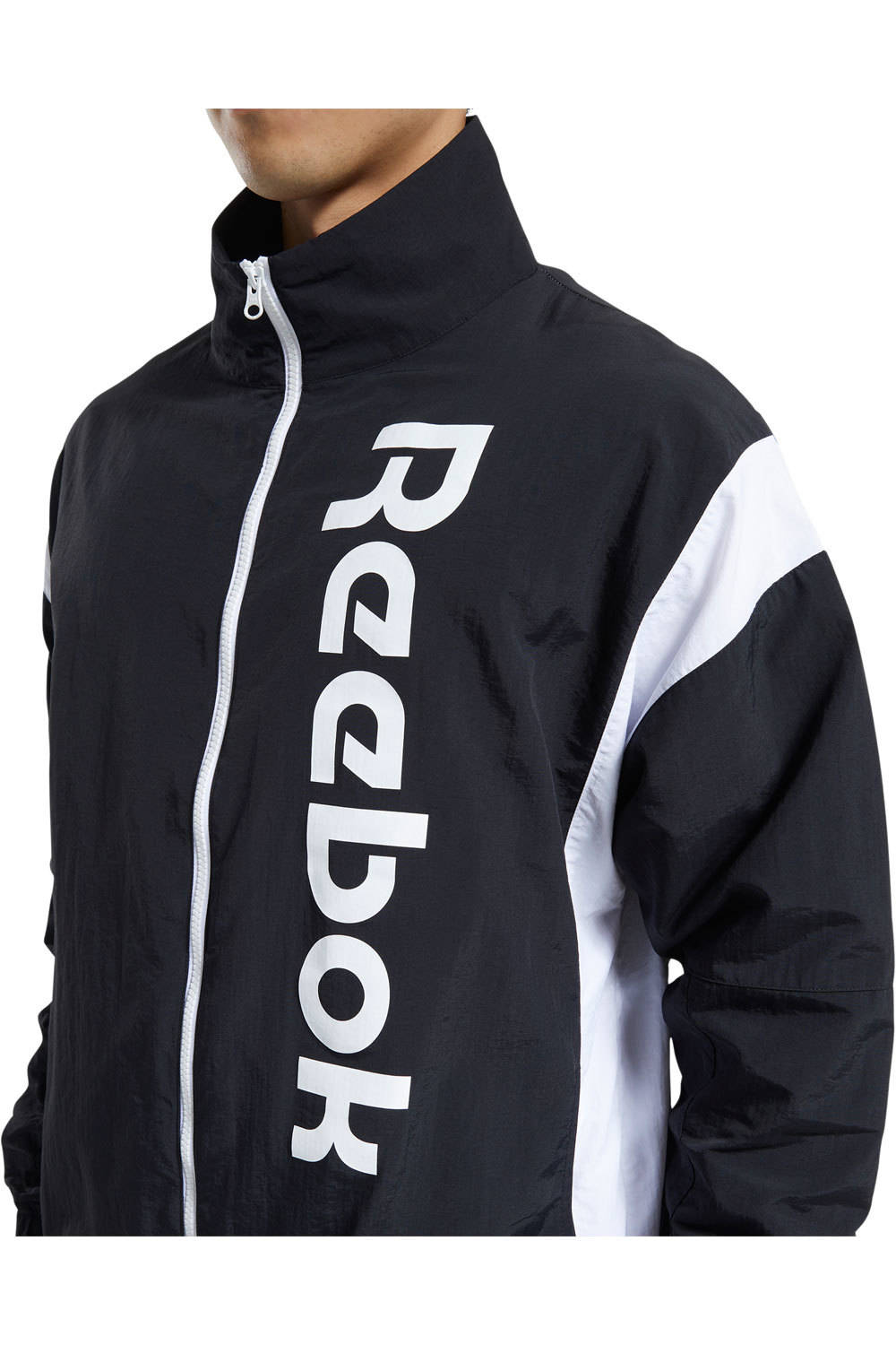 Reebok sudaderas deportivas hombre Reebok TE LL Woven Jacket vista detalle Reebok sudaderas deportivas hombre Reebok TE LL Woven Jacket vista detalle