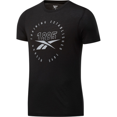 REEBOK GS TRAINING SPEEDWICK TEE negro