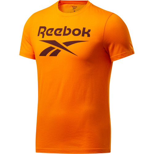 REEBOK GS REEBOK STACKED TEE naranja