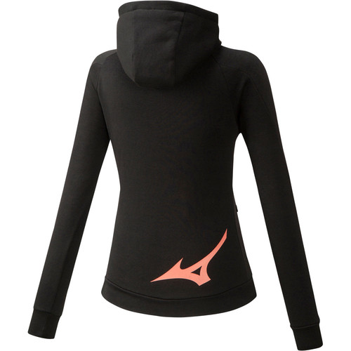 MIZUNO ATHLETIC ZIP HOODY negro