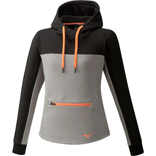 MIZUNO ATHLETIC HOODY negro