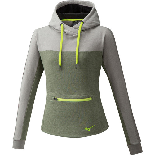 MIZUNO ATHLETIC HOODY verde