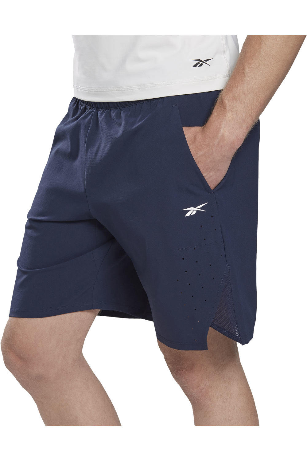 Reebok pantalón corto fitness hombre Reebok LM Epic Short vista detalle Reebok pantalón corto fitness hombre Reebok LM Epic Short vista detalle
