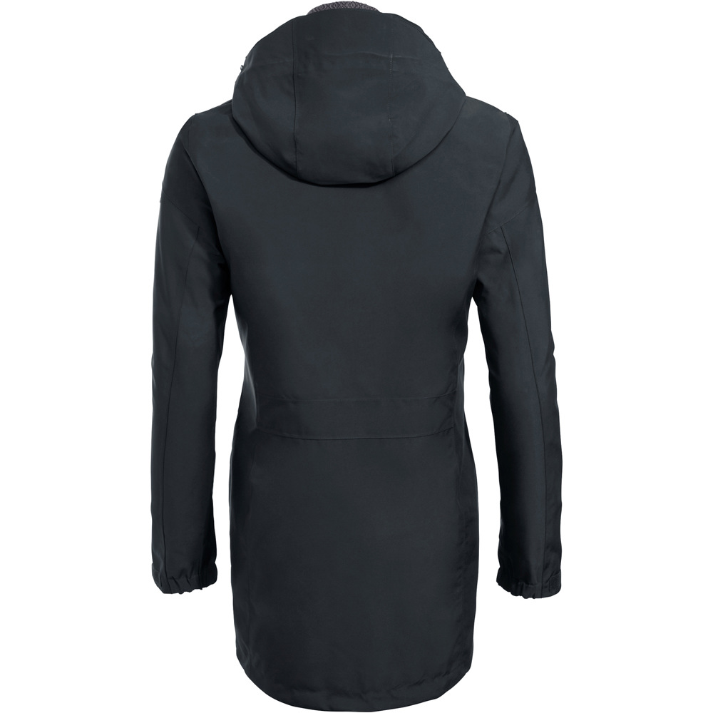 Vaude chaqueta impermeable insulada mujer Vaude Womens Idris 3in1 Parka II vista trasera Vaude chaqueta impermeable insulada mujer Vaude Womens Idris 3in1 Parka II vista trasera