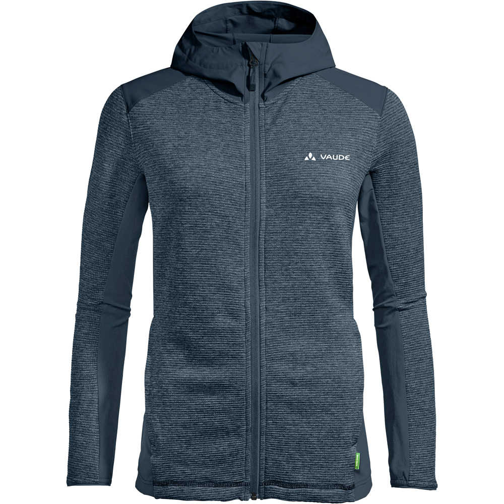 Vaude forro polar mujer Vaude Womens Croz Fleece Jacket II vista frontal Vaude forro polar mujer Vaude Womens Croz Fleece Jacket II vista frontal