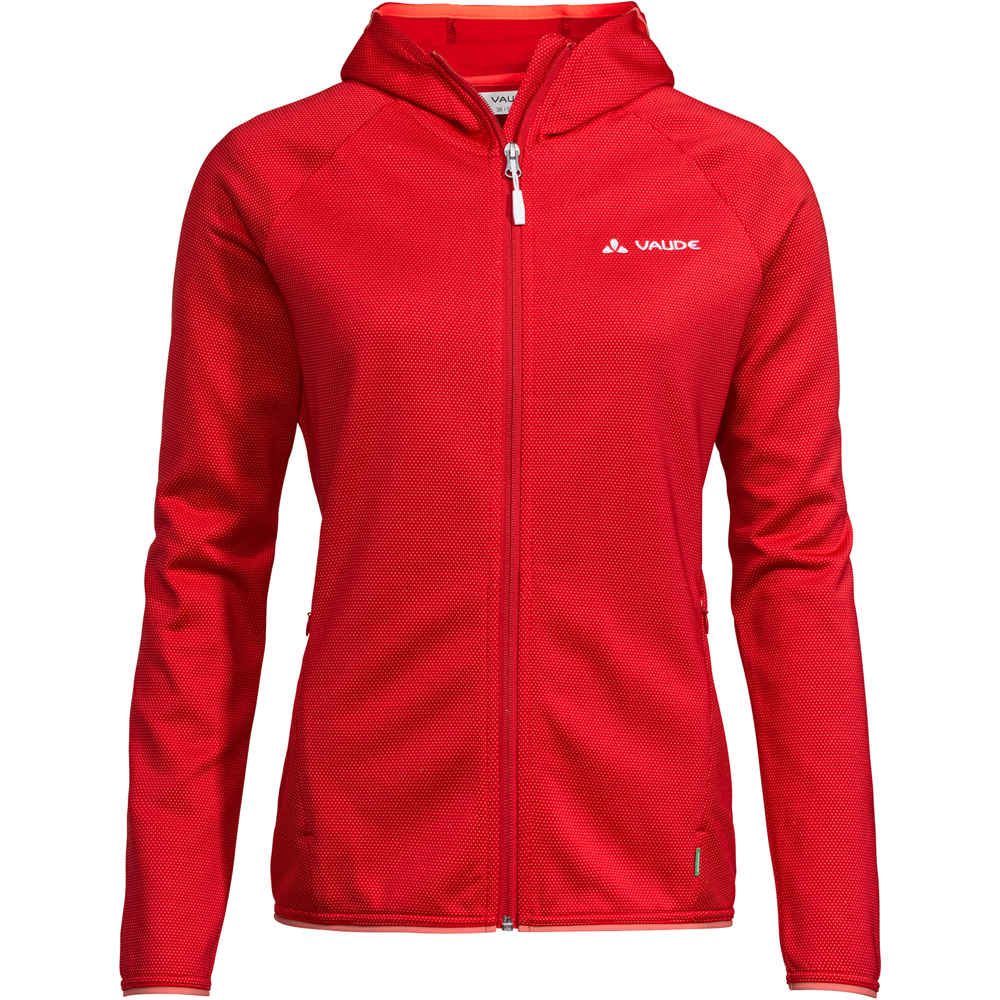 Vaude forro polar mujer Vaude Womens Elope Fleece Jacket vista frontal Vaude forro polar mujer Vaude Womens Elope Fleece Jacket vista frontal